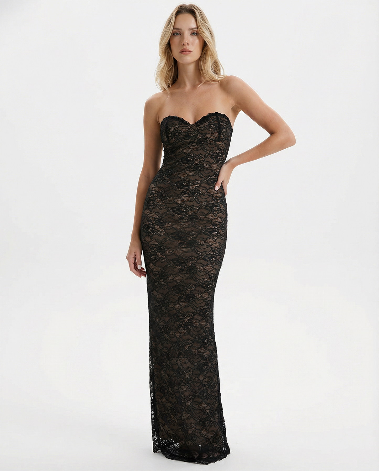 Bianca | Vestido Maxi Encaje Eterno