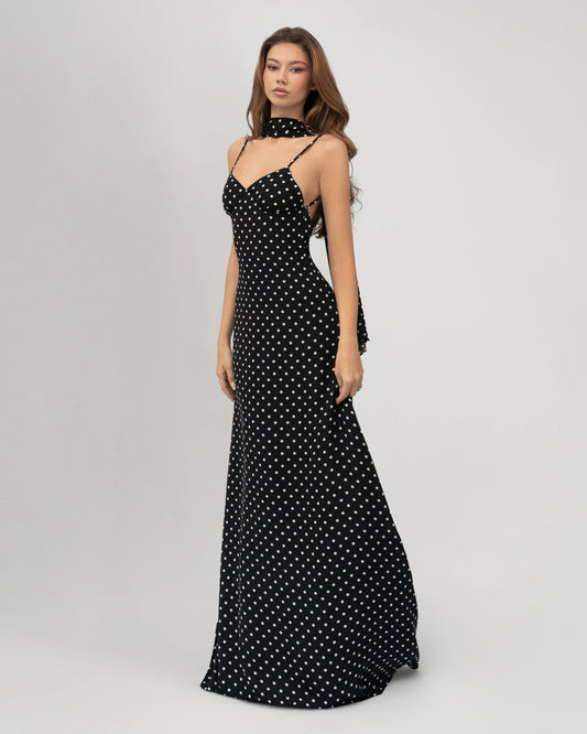 Vestido Maxi Musa de Lunares