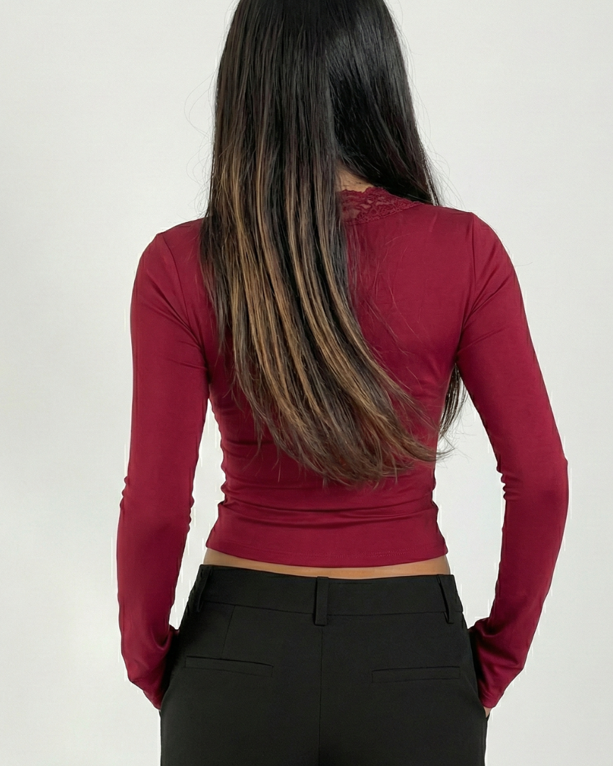 Bianca | Top Luna de Encaje