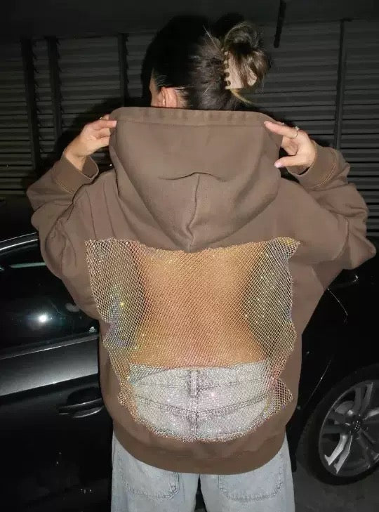 Bianca | Sudadera Espalda Brillante