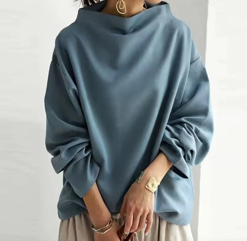 Elly | Top informal de cuello alto