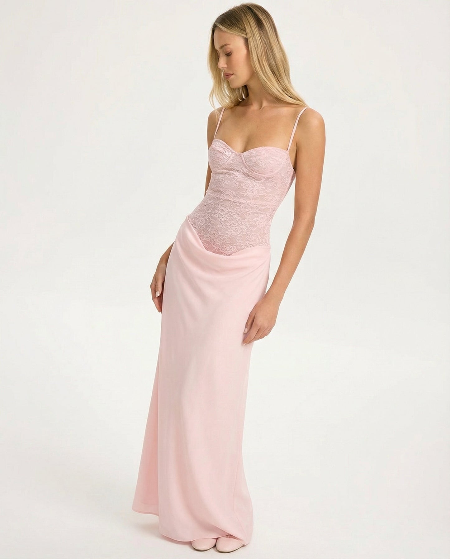 Bianca | Vestido Maxi Aura de Rosa