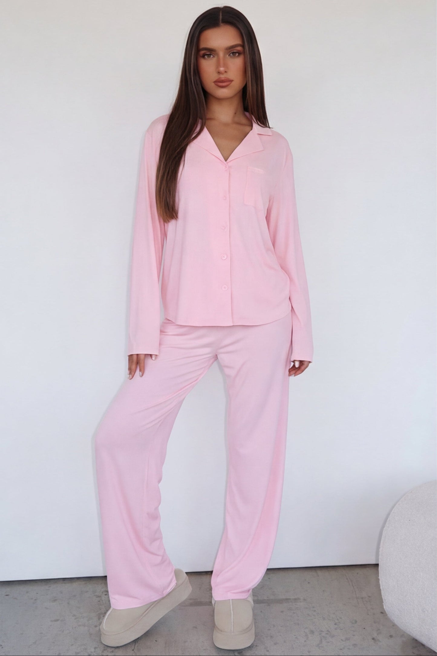 Conjunto Rosa Empolvado
