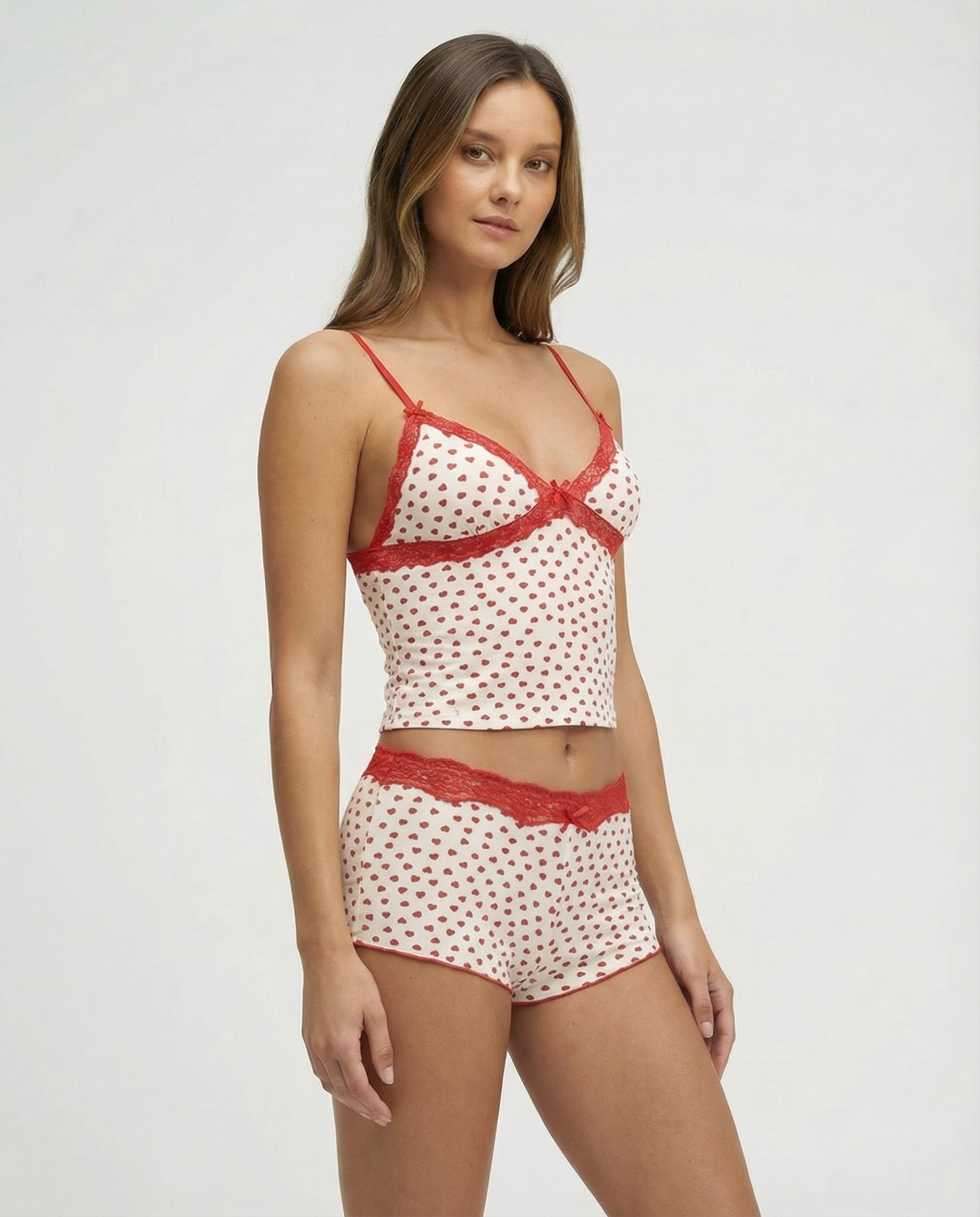 Conjunto Corazón de Cereza