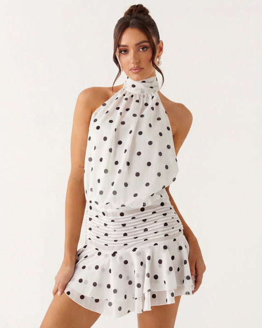 Vestido Mini Lunares Coquetos