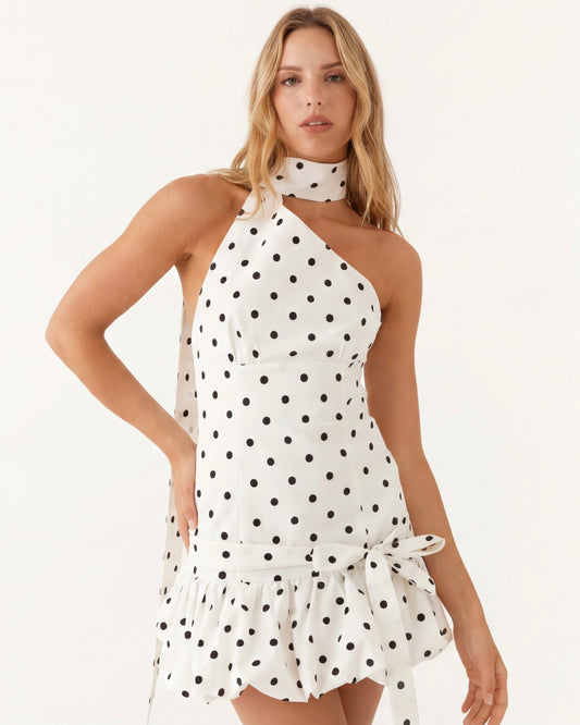 Vestido Mini Encanto de Lunares