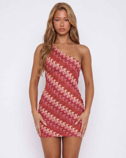 Vestido Mini Ondas de Seda