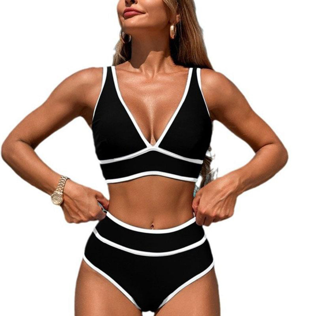 Rebeca | Bikini De Cintura Alta Elegante